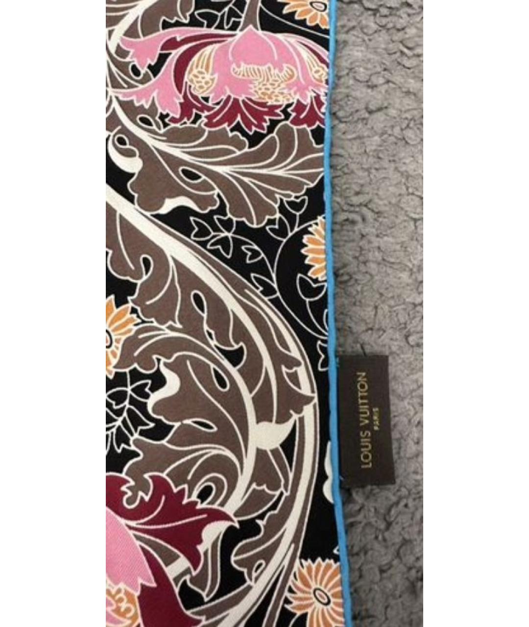 LOUIS VUITTON Мульти шелковый платок, фото 5