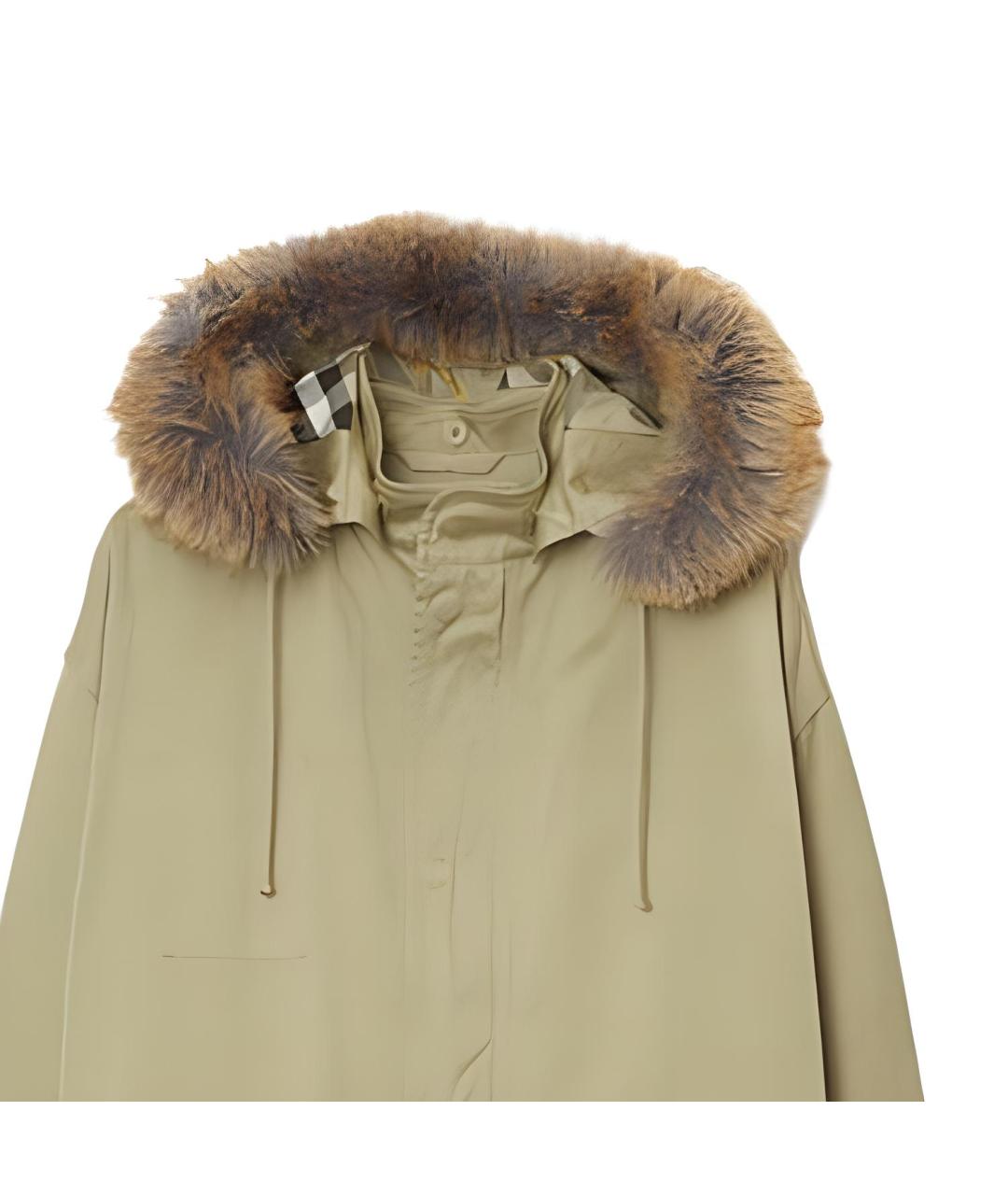 BURBERRY Коричневая парка, фото 4