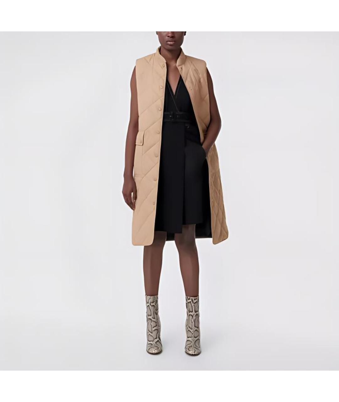 BURBERRY Коричневый жилет, фото 3