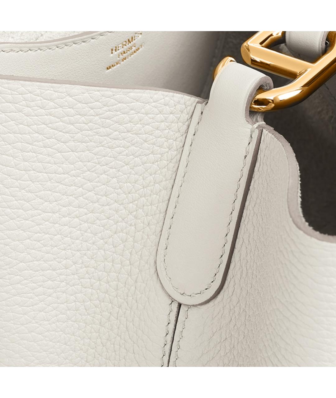 HERMES Белая сумка через плечо, фото 4