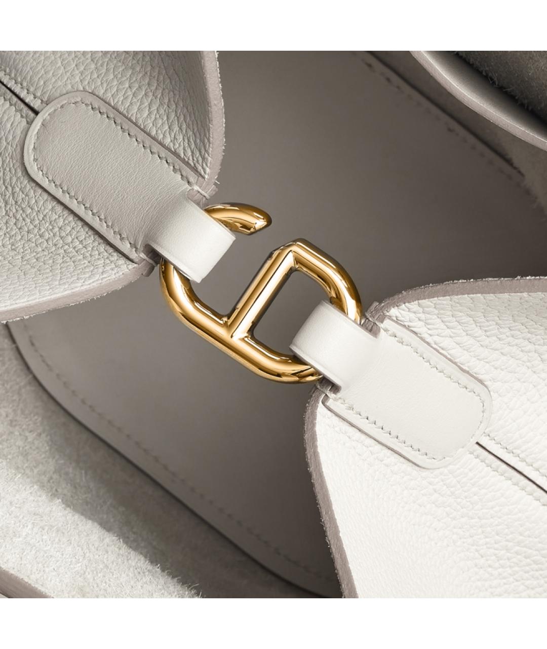 HERMES Белая сумка через плечо, фото 5