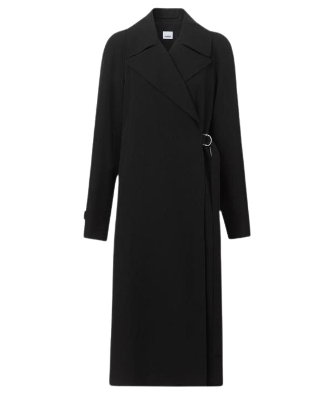 BURBERRY Черное пальто, фото 1