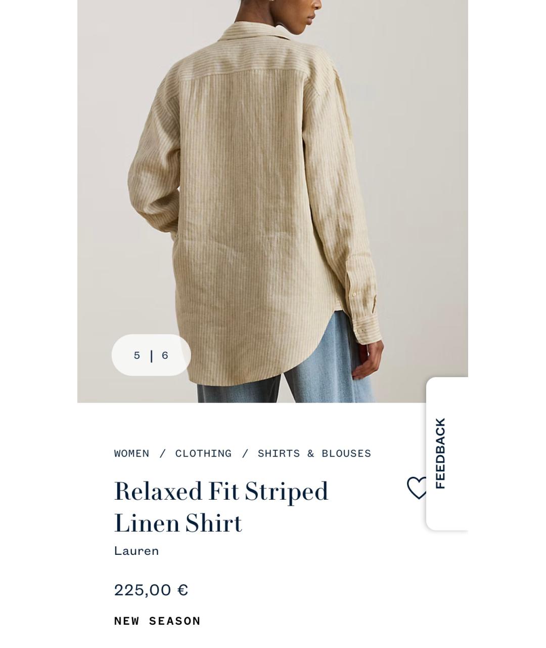 RALPH LAUREN COLLECTION Бежевая льняная рубашка, фото 8