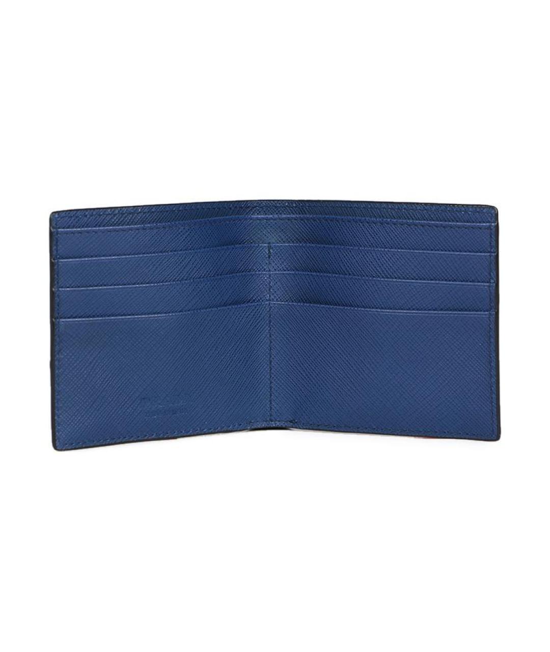 PRADA Черный кожаный кошелек, фото 4