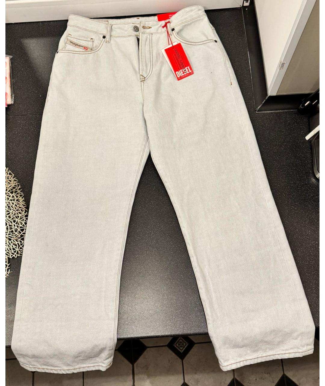 DIESEL Хлопковые прямые джинсы, фото 8