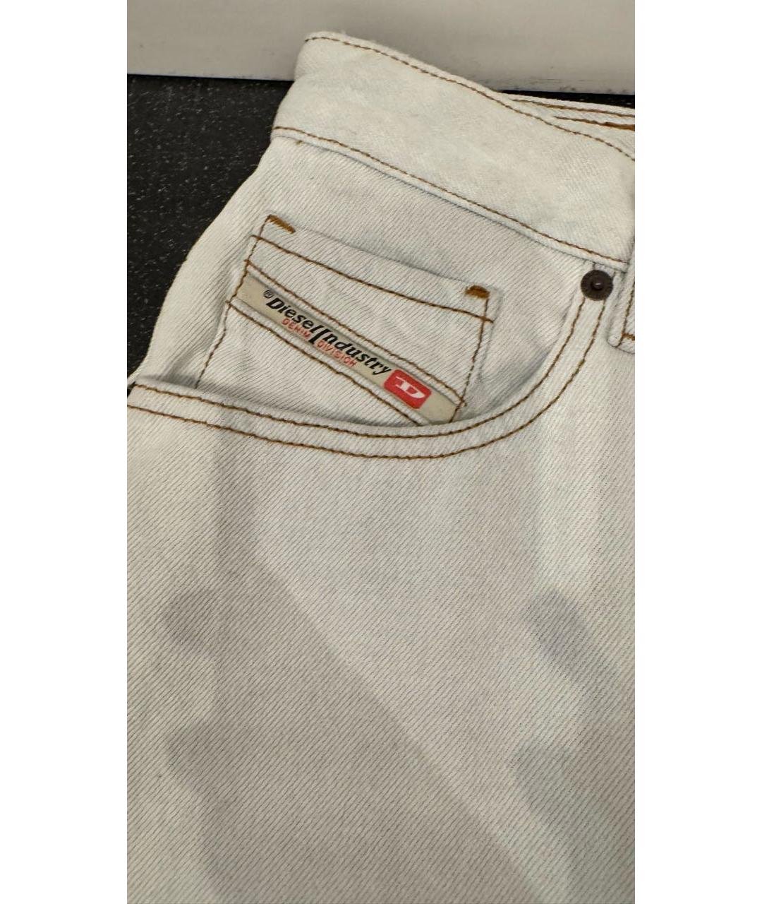 DIESEL Хлопковые прямые джинсы, фото 4