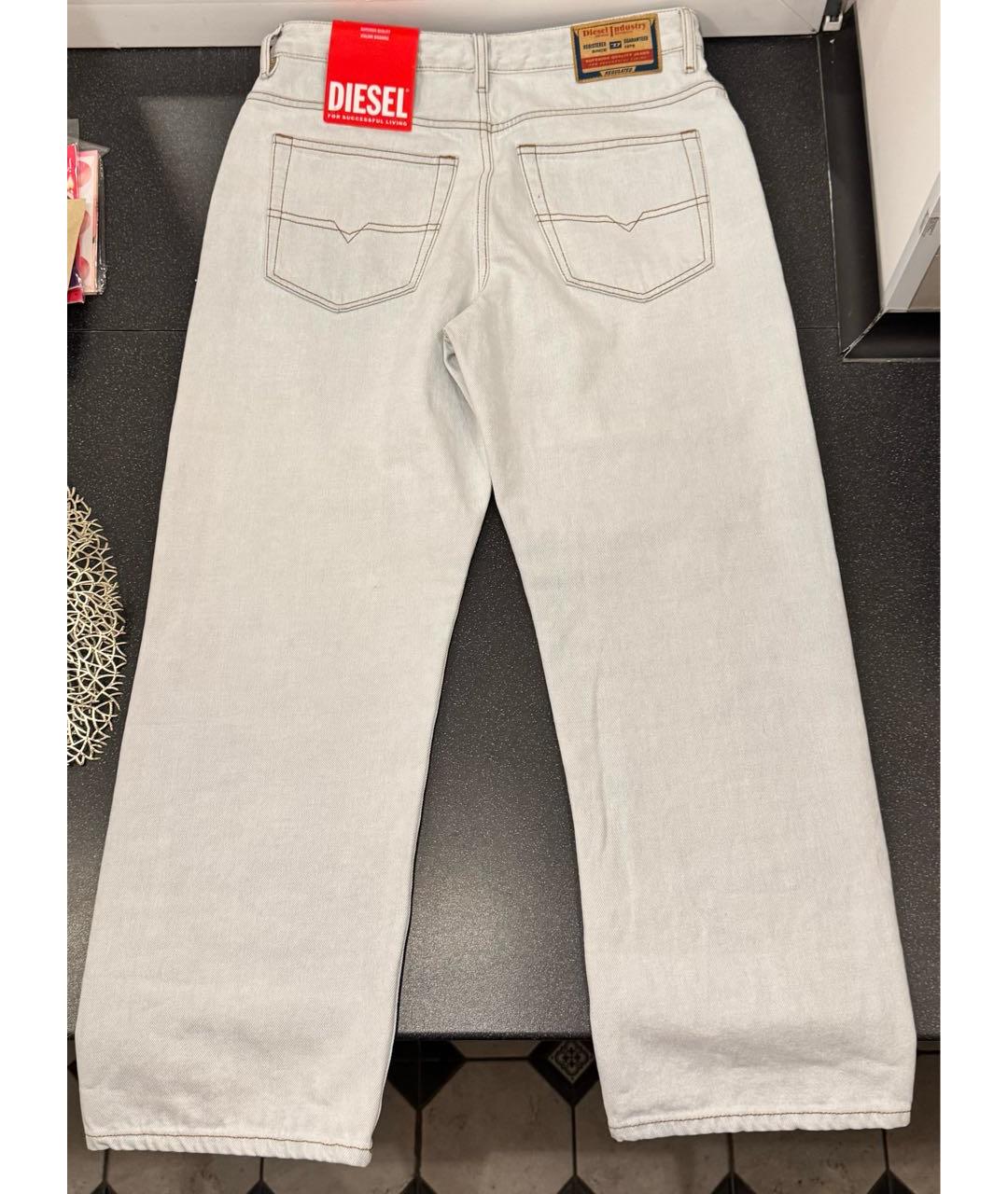 DIESEL Хлопковые прямые джинсы, фото 2