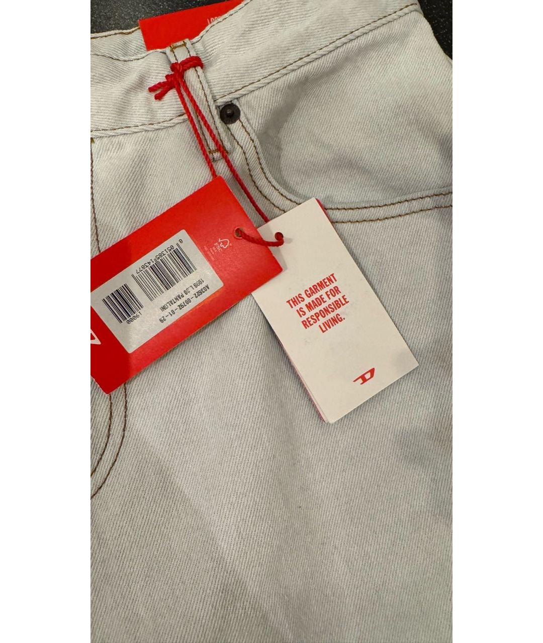 DIESEL Хлопковые прямые джинсы, фото 6