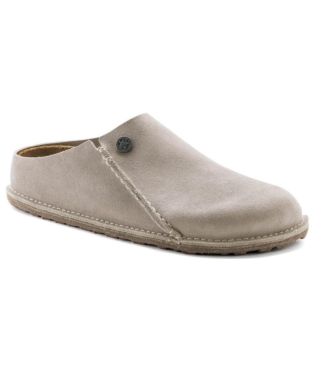 BIRKENSTOCK Коричневые замшевые сабо, фото 2
