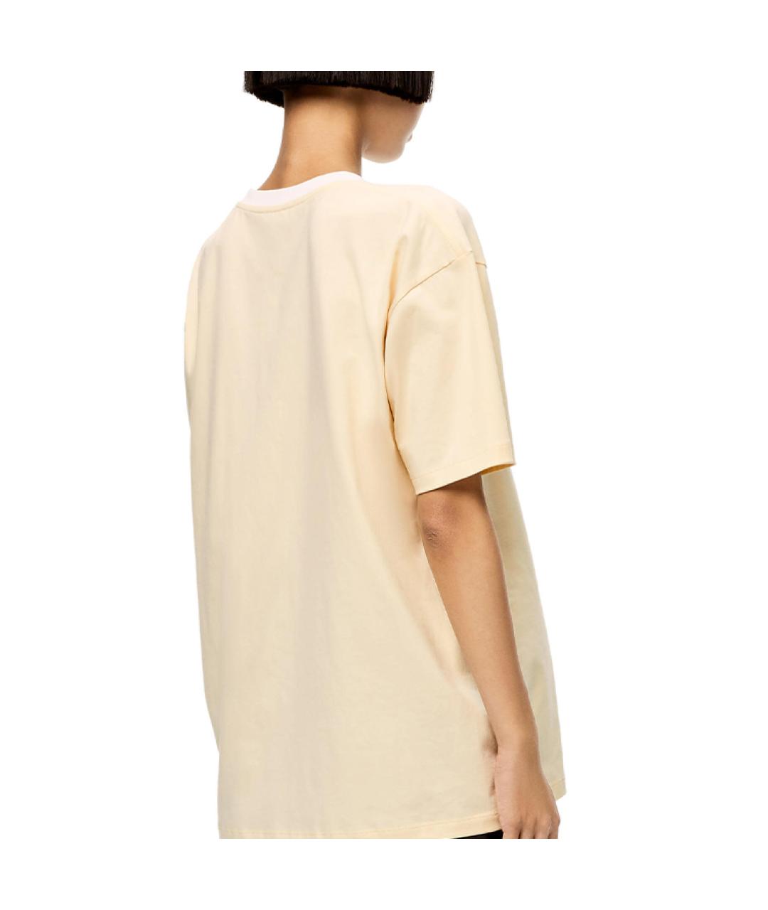 LOEWE Коричневая футболка, фото 3