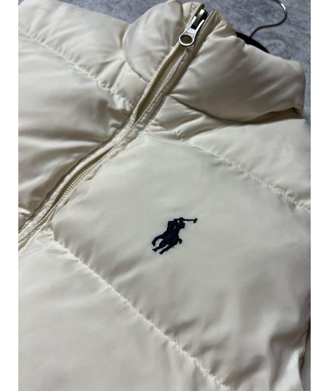 RALPH LAUREN Бежевый полиэстеровый жилет, фото 5