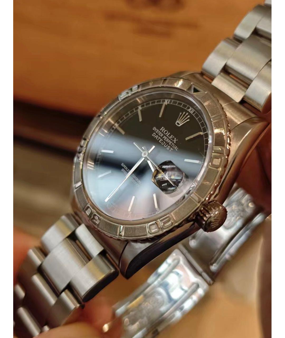 ROLEX Серебряные часы, фото 5