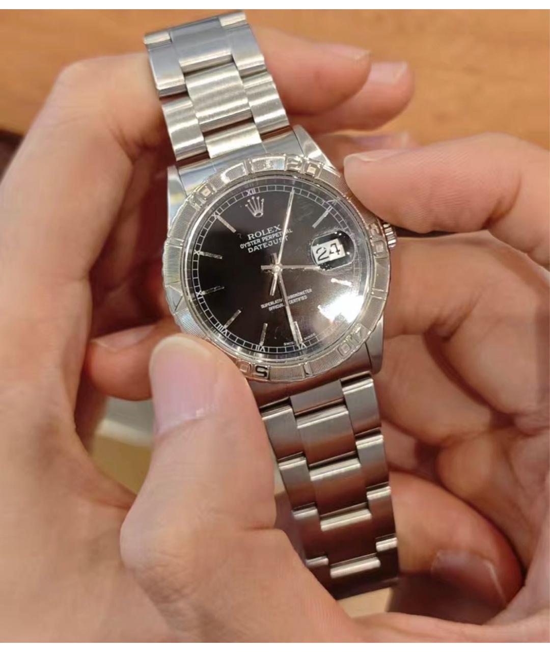 ROLEX Серебряные часы, фото 3