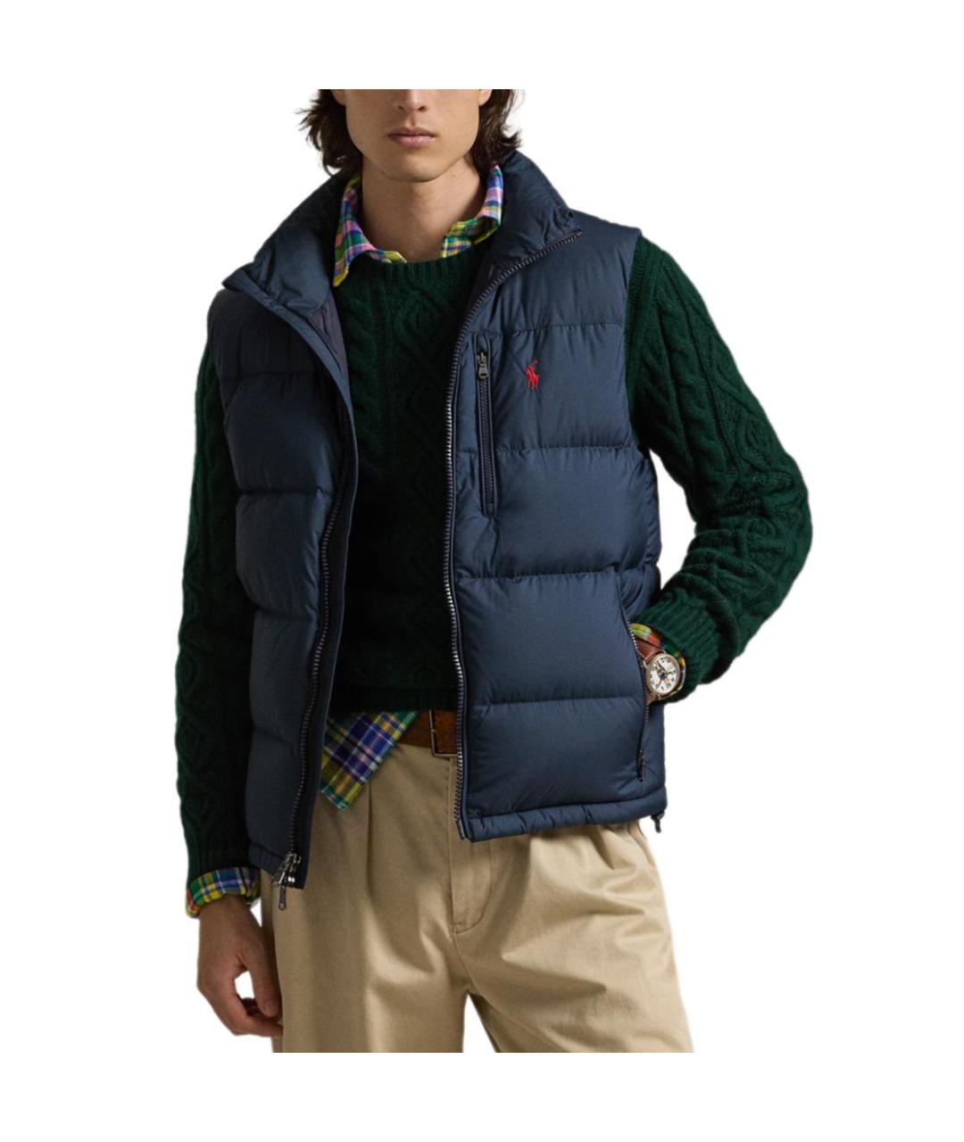POLO RALPH LAUREN Темно-синий жилет, фото 2