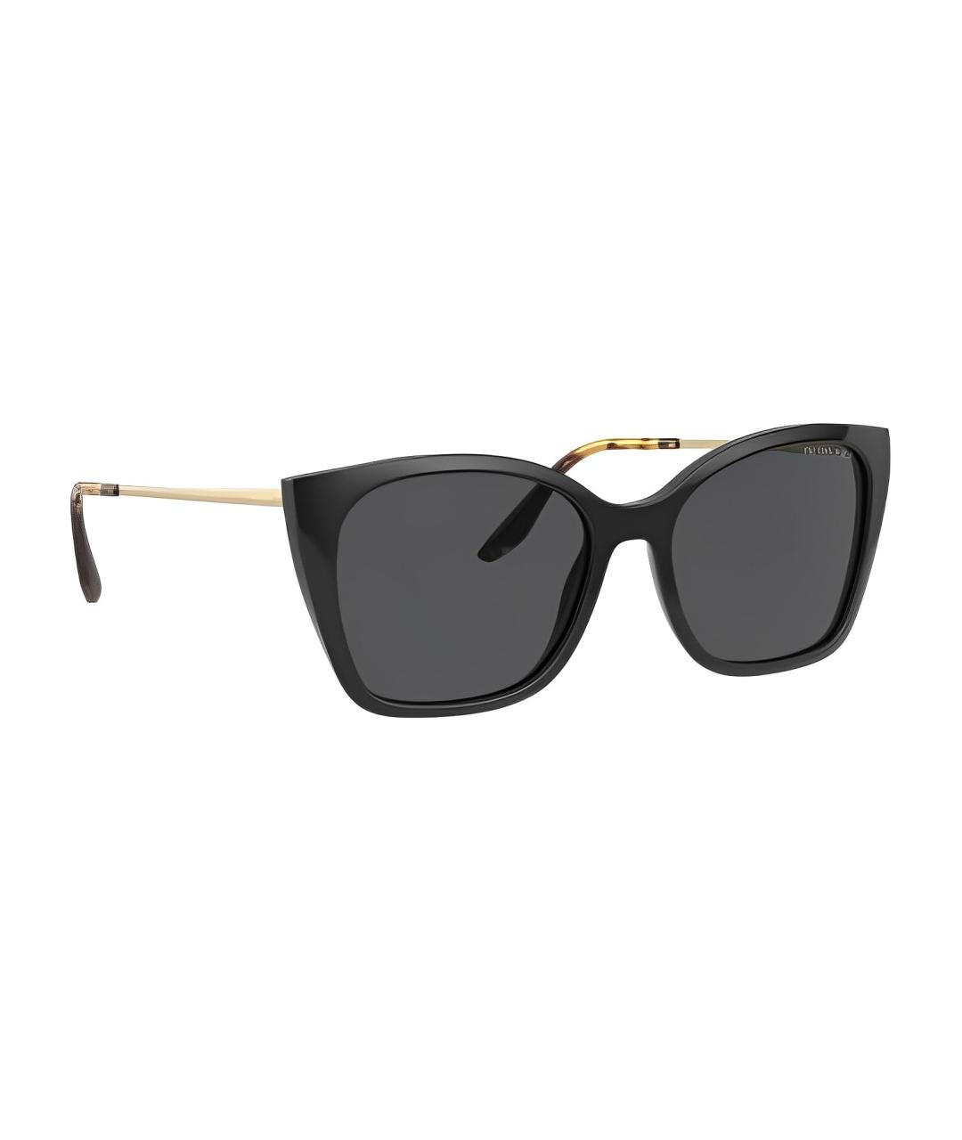 PRADA Черные металлические солнцезащитные очки, фото 4