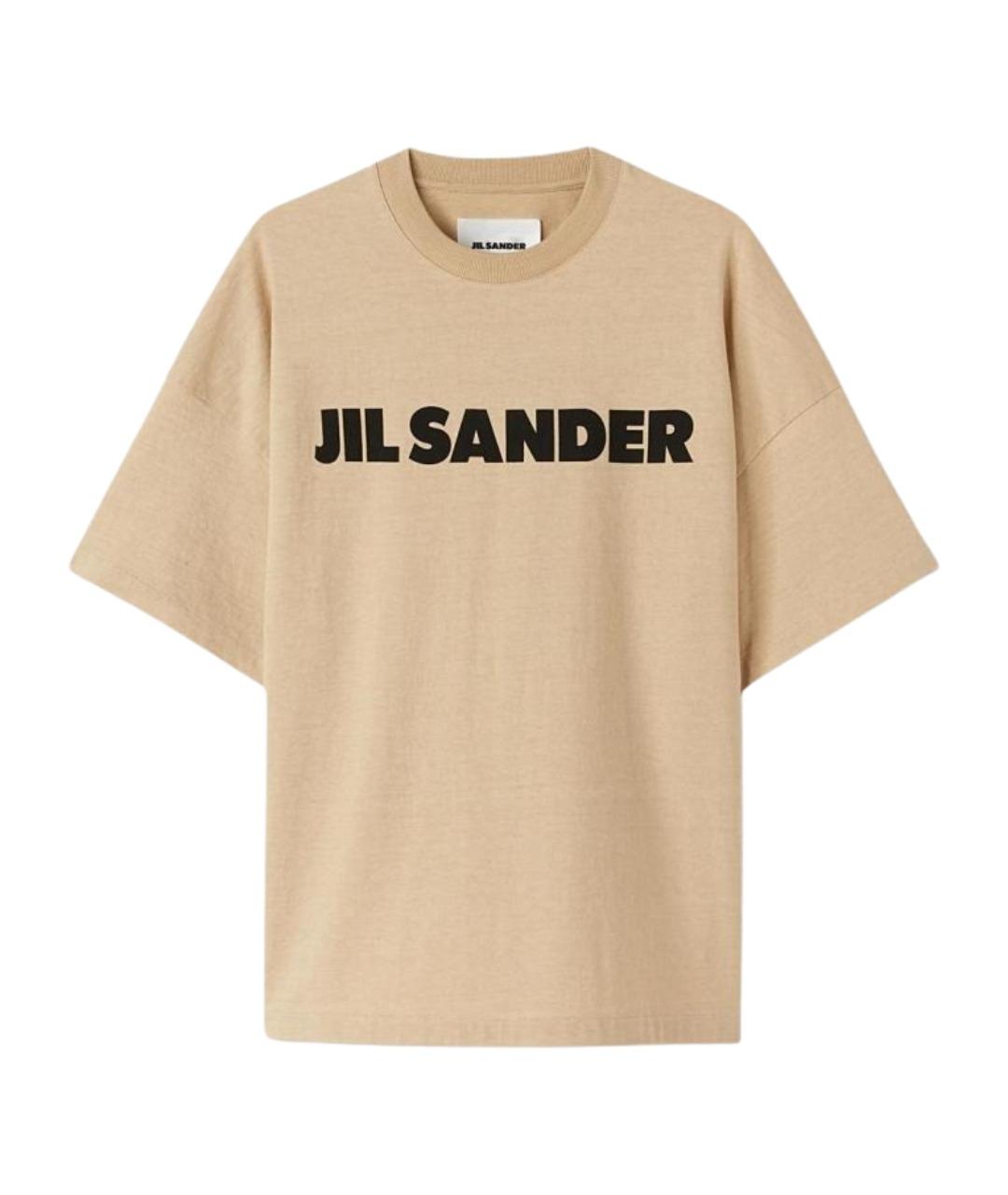 JIL SANDER Бежевая футболка, фото 1