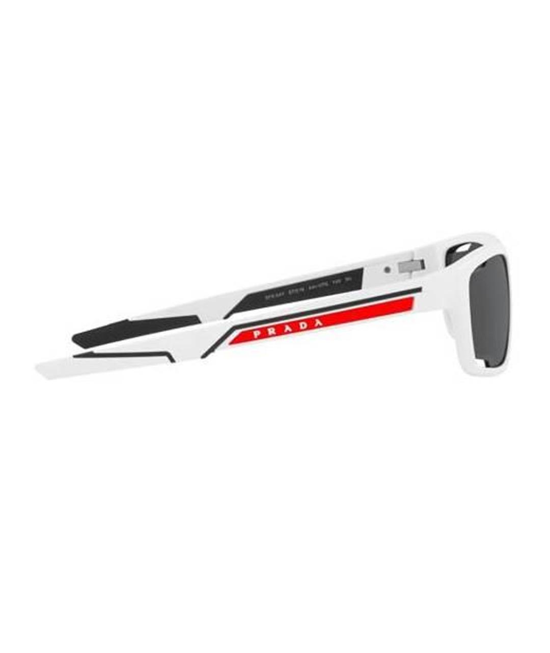 PRADA Белые пластиковые солнцезащитные очки, фото 3