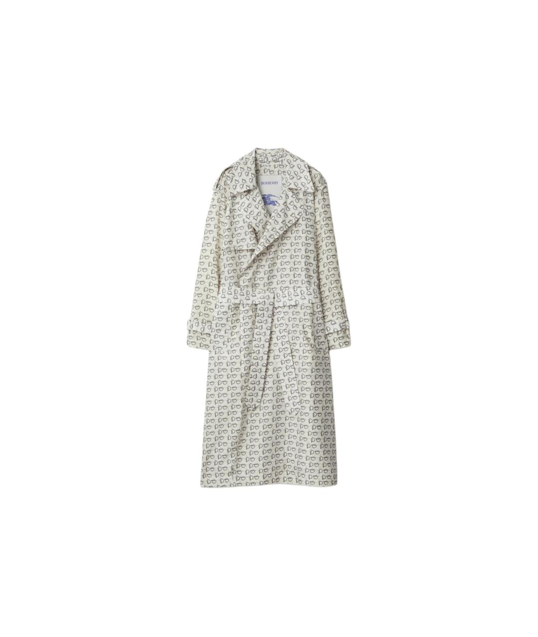 BURBERRY Белый тренч/плащ, фото 6