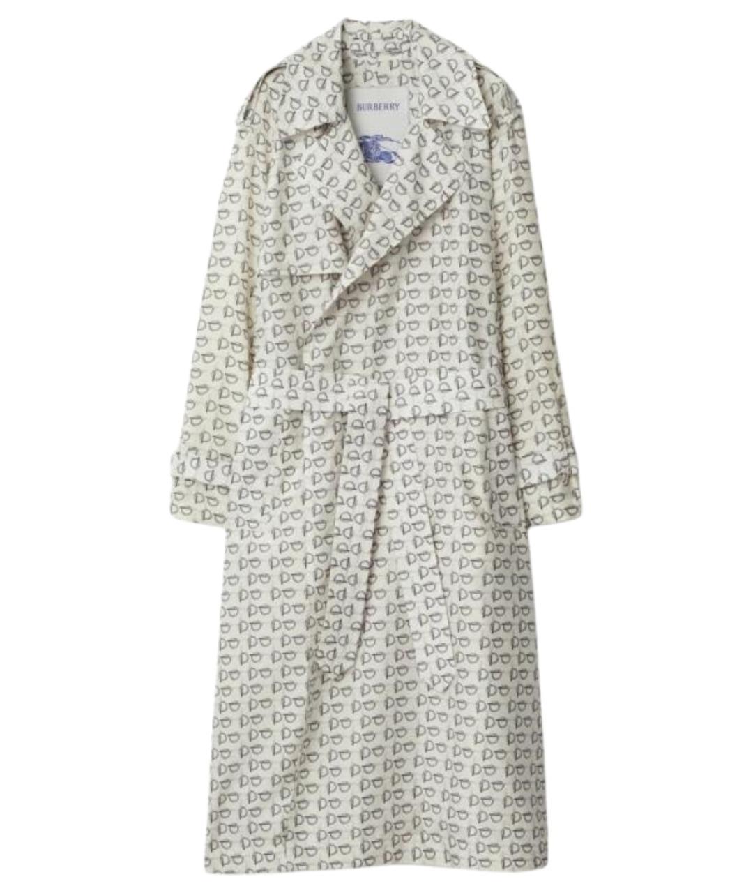 BURBERRY Белый тренч/плащ, фото 1