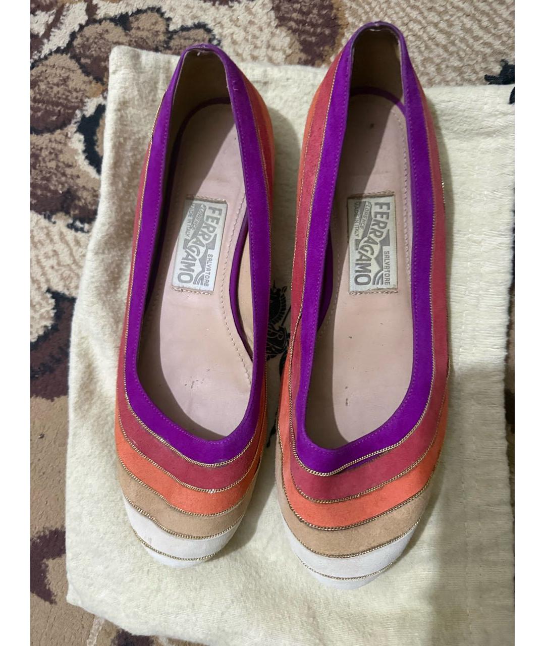 FRAGMENT DESIGN Мульти бархатные балетки, фото 2