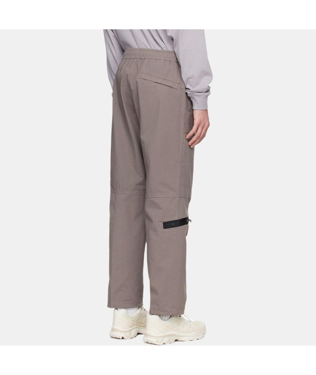 STONE ISLAND Коричневые брюки чинос, фото 5