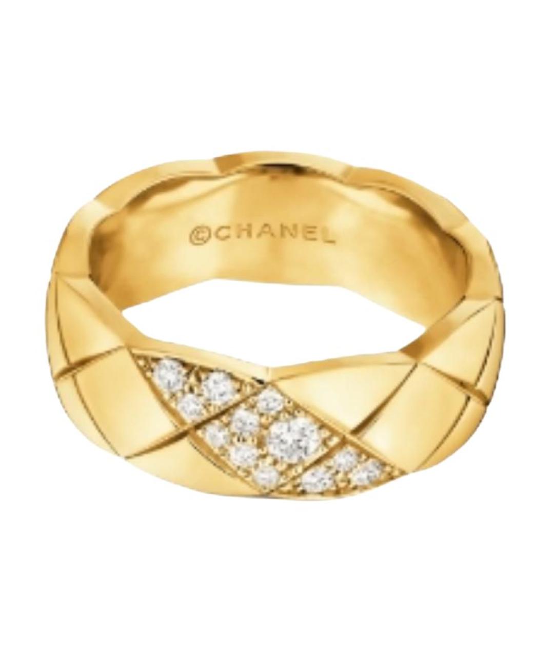 CHANEL Золотое кольцо из желтого золота, фото 2