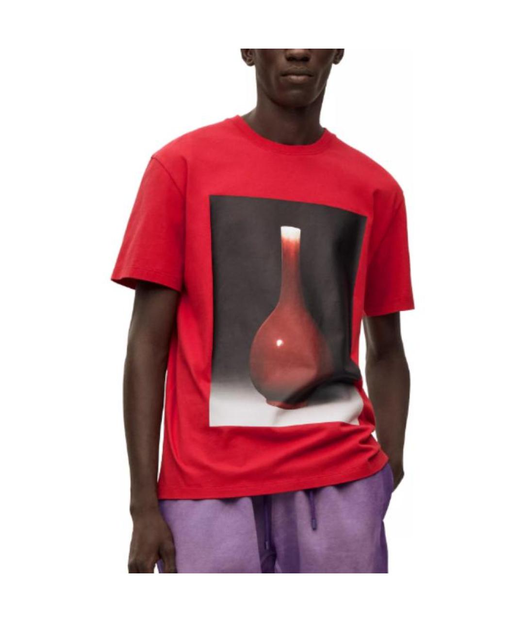 LOEWE Красная футболка, фото 4