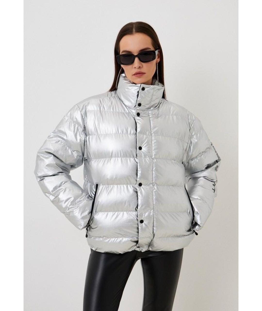 DIESEL Серебряная куртка, фото 4