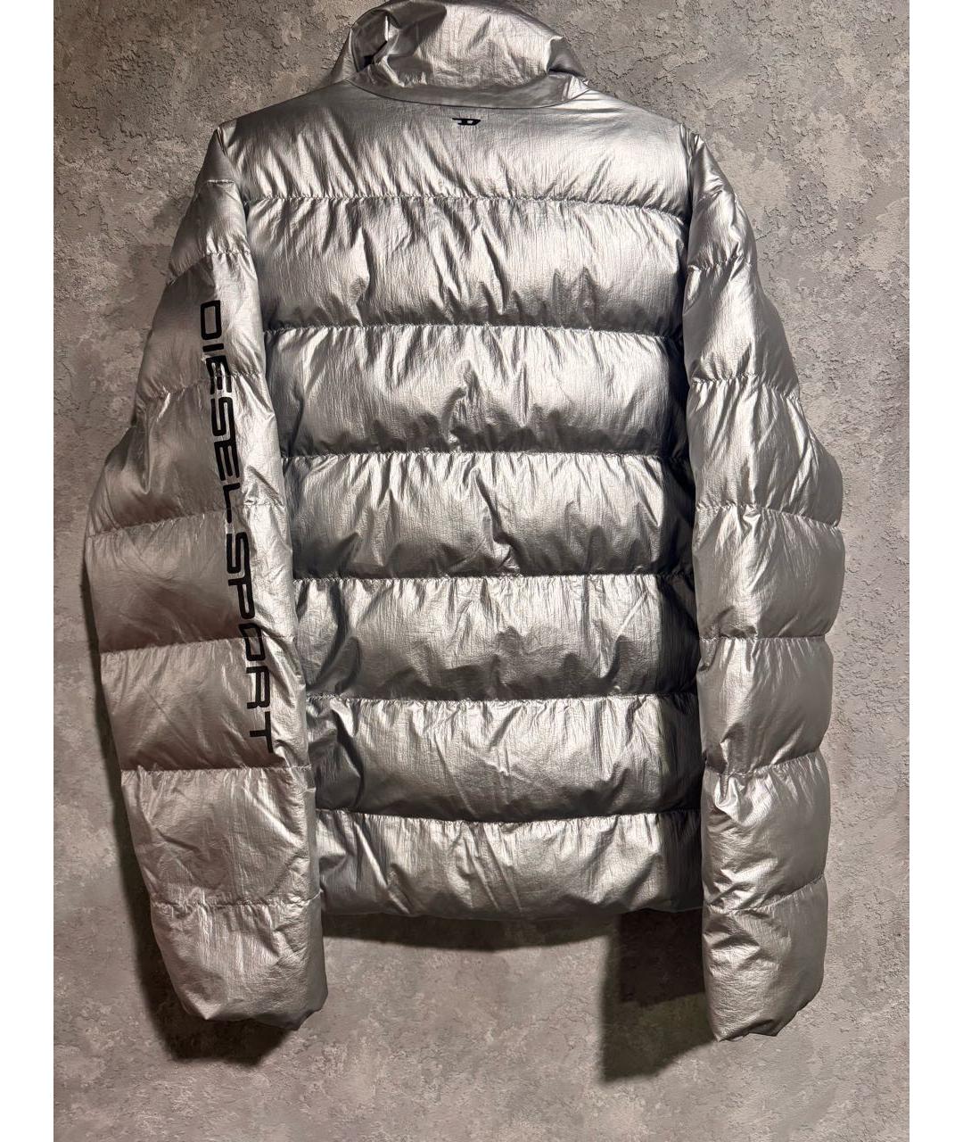 DIESEL Серебряная куртка, фото 7
