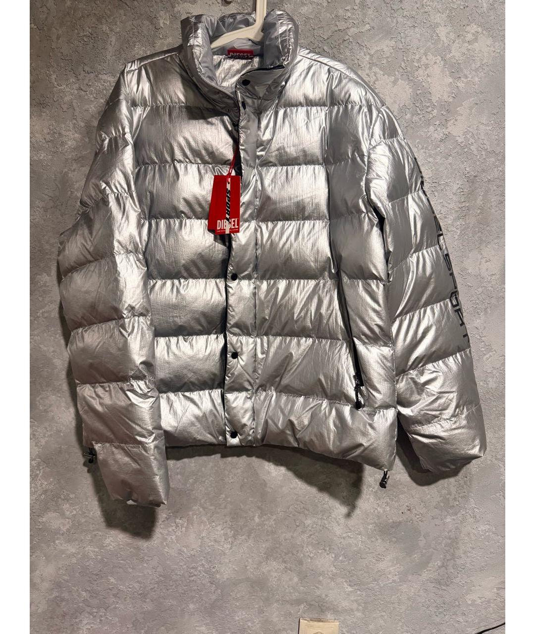 DIESEL Серебряная куртка, фото 6