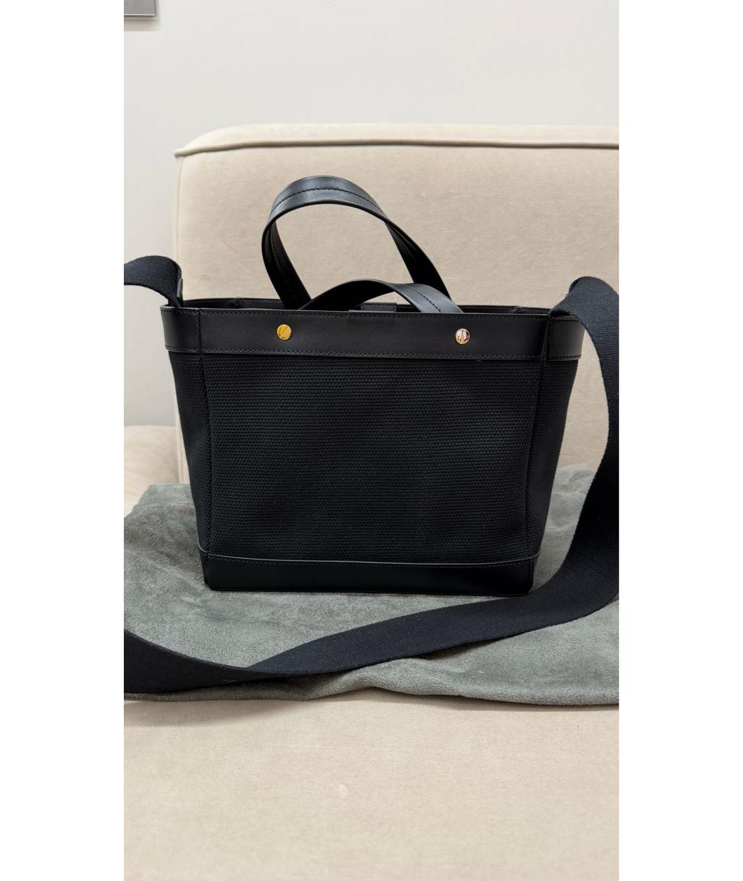 TOM FORD Черная хлопковая сумка тоут, фото 2