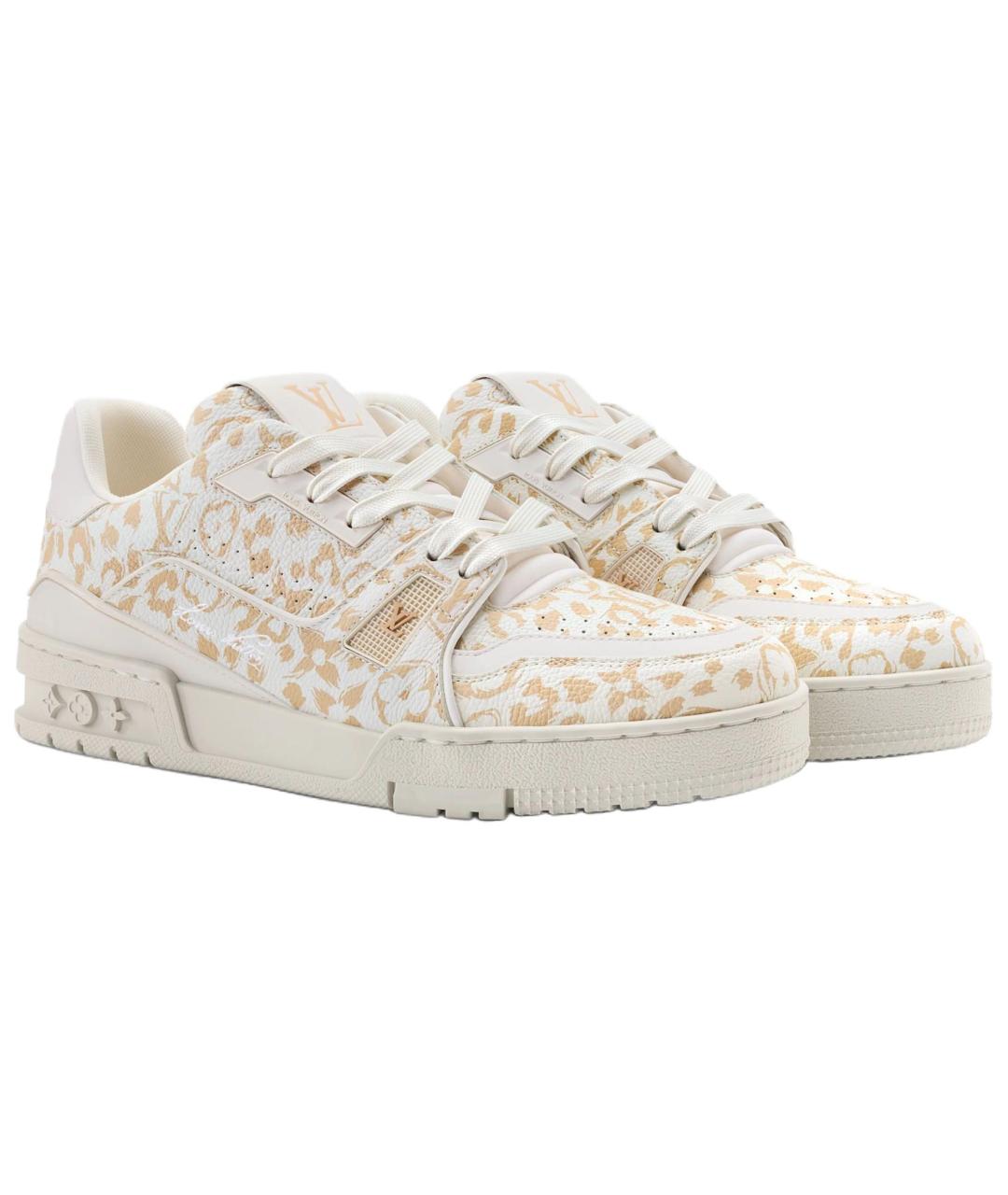 LOUIS VUITTON Бежевые кроссовки, фото 3