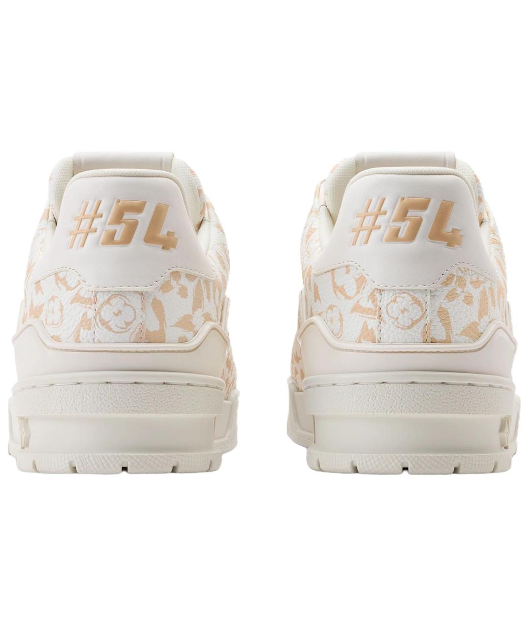 LOUIS VUITTON Бежевые кроссовки, фото 5