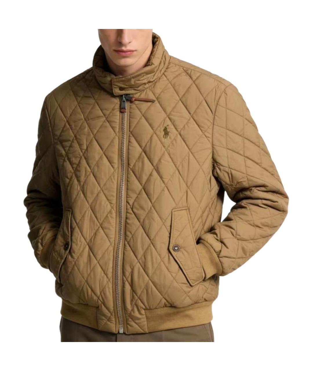 POLO RALPH LAUREN Коричневый пуховик, фото 2