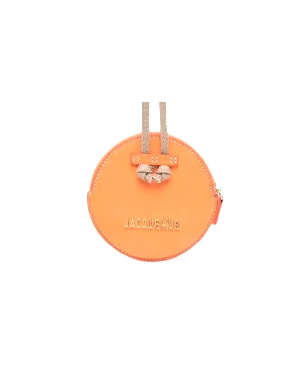 JACQUEMUS Оранжевый кошелек, фото 6