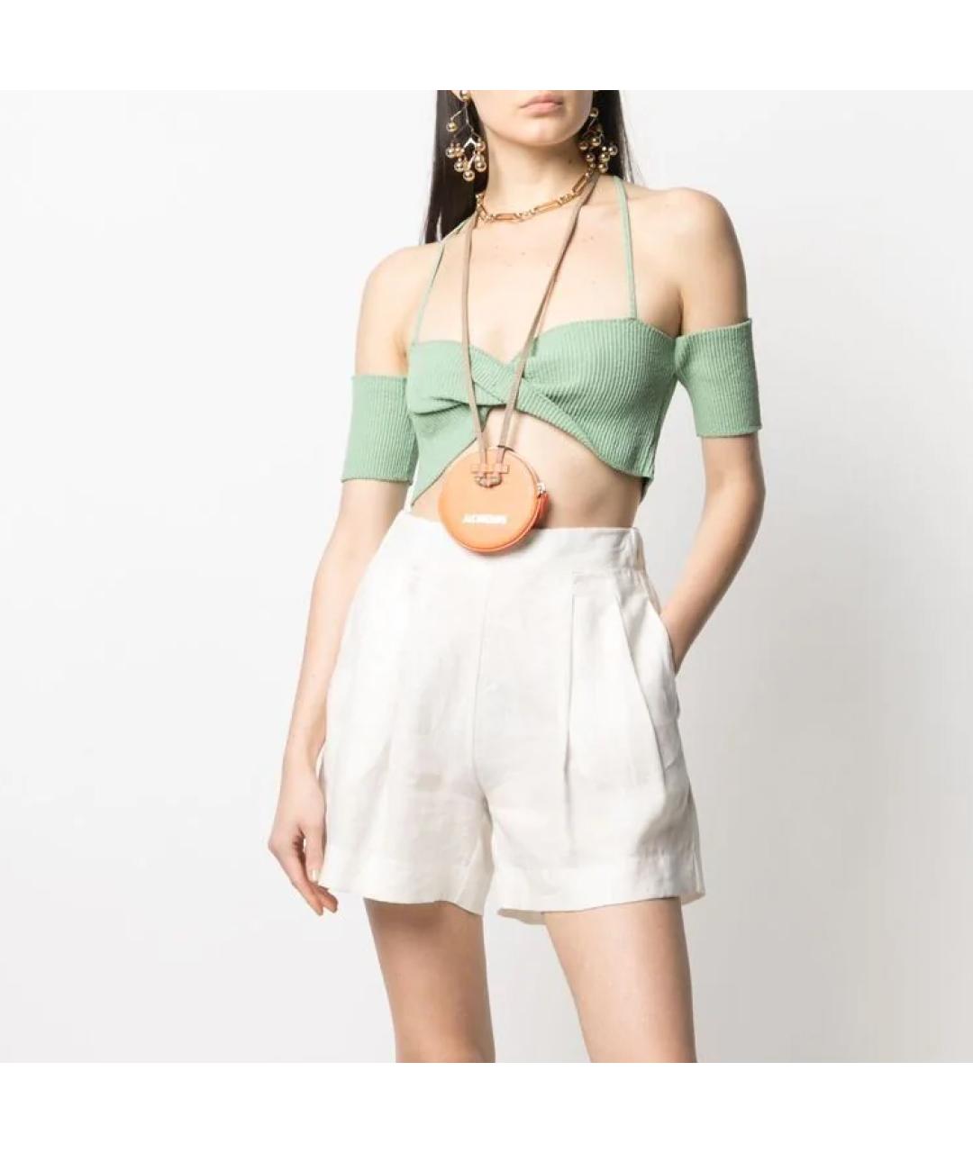 JACQUEMUS Оранжевый кошелек, фото 3