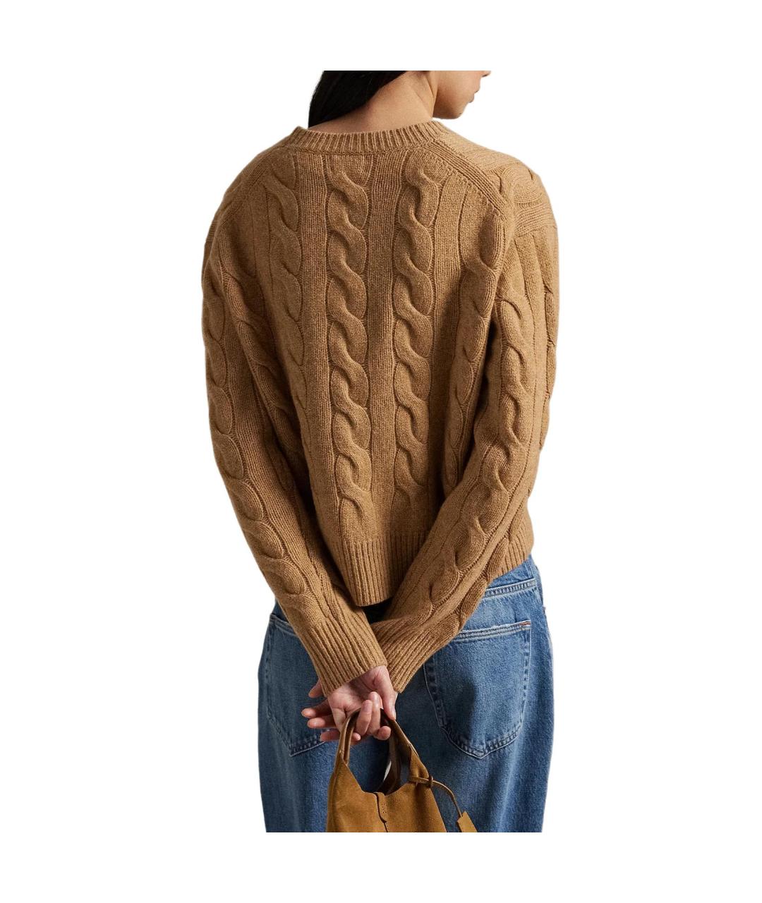 POLO RALPH LAUREN Бежевый джемпер / свитер, фото 5