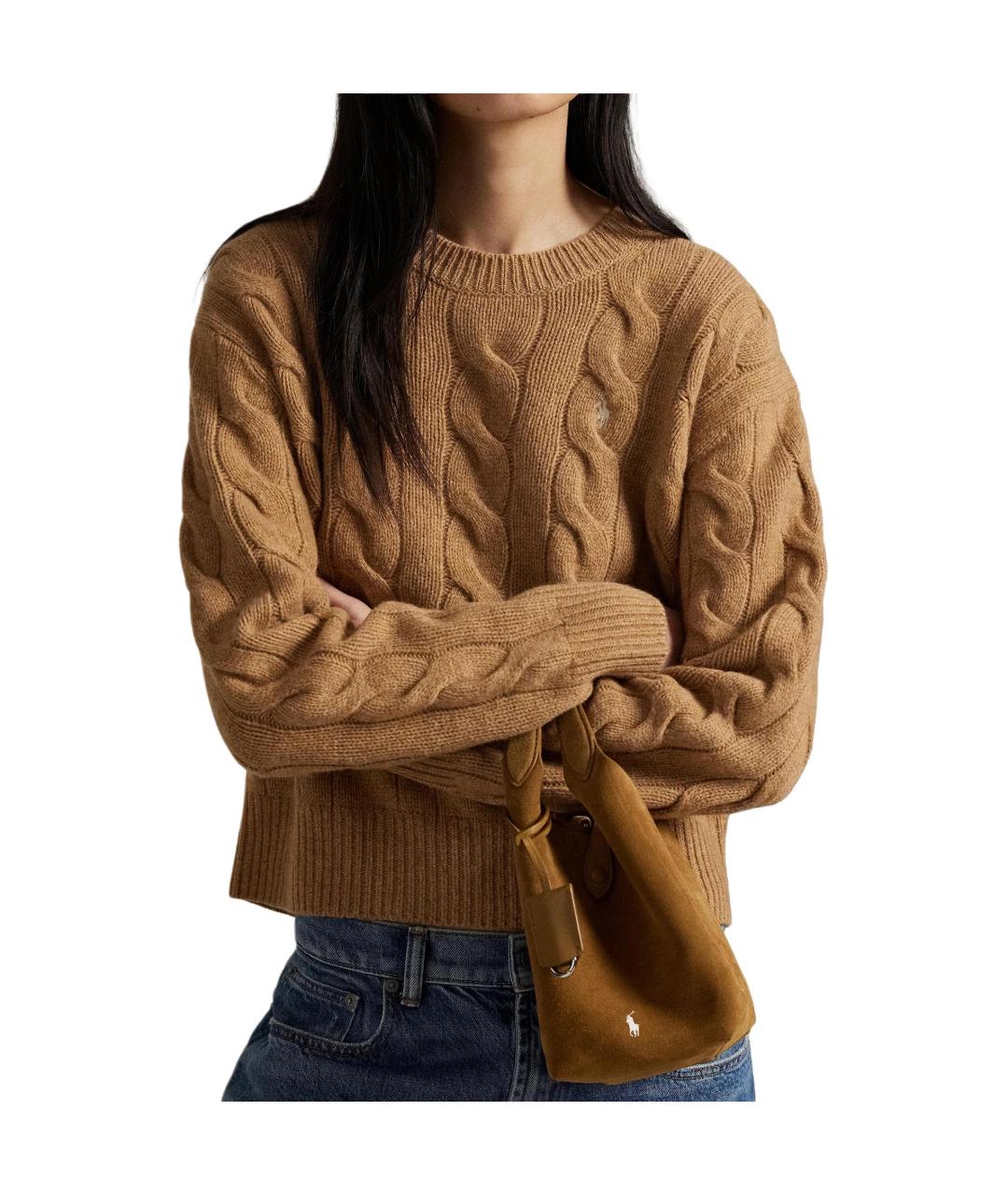 POLO RALPH LAUREN Бежевый джемпер / свитер, фото 4