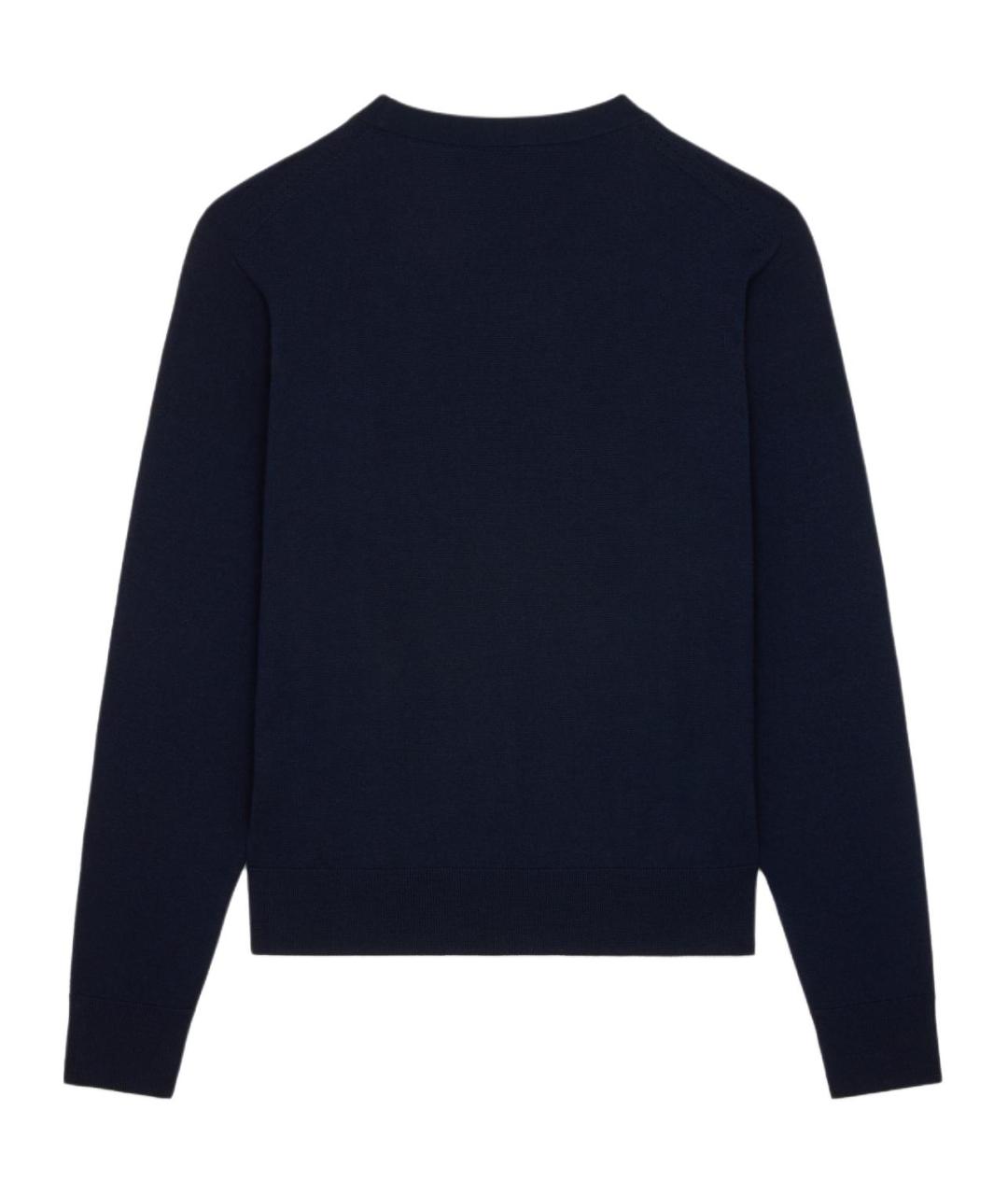 CELINE Темно-синий джемпер / свитер, фото 2