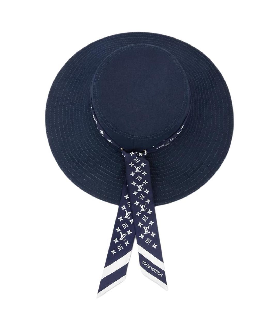 LOUIS VUITTON Синяя хлопковая шляпа, фото 4