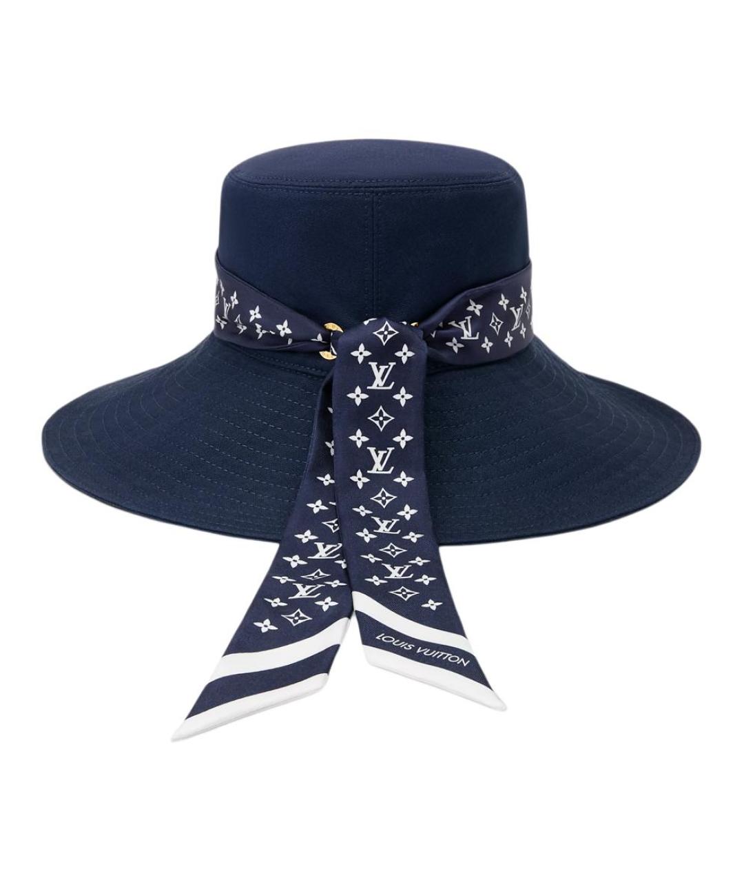 LOUIS VUITTON Синяя хлопковая шляпа, фото 3