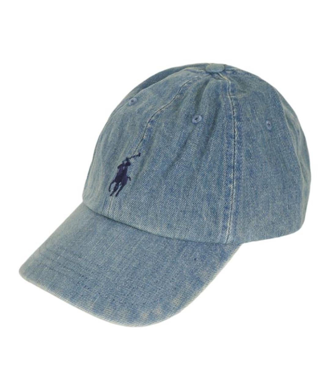 POLO RALPH LAUREN Синяя хлопковая кепка, фото 1
