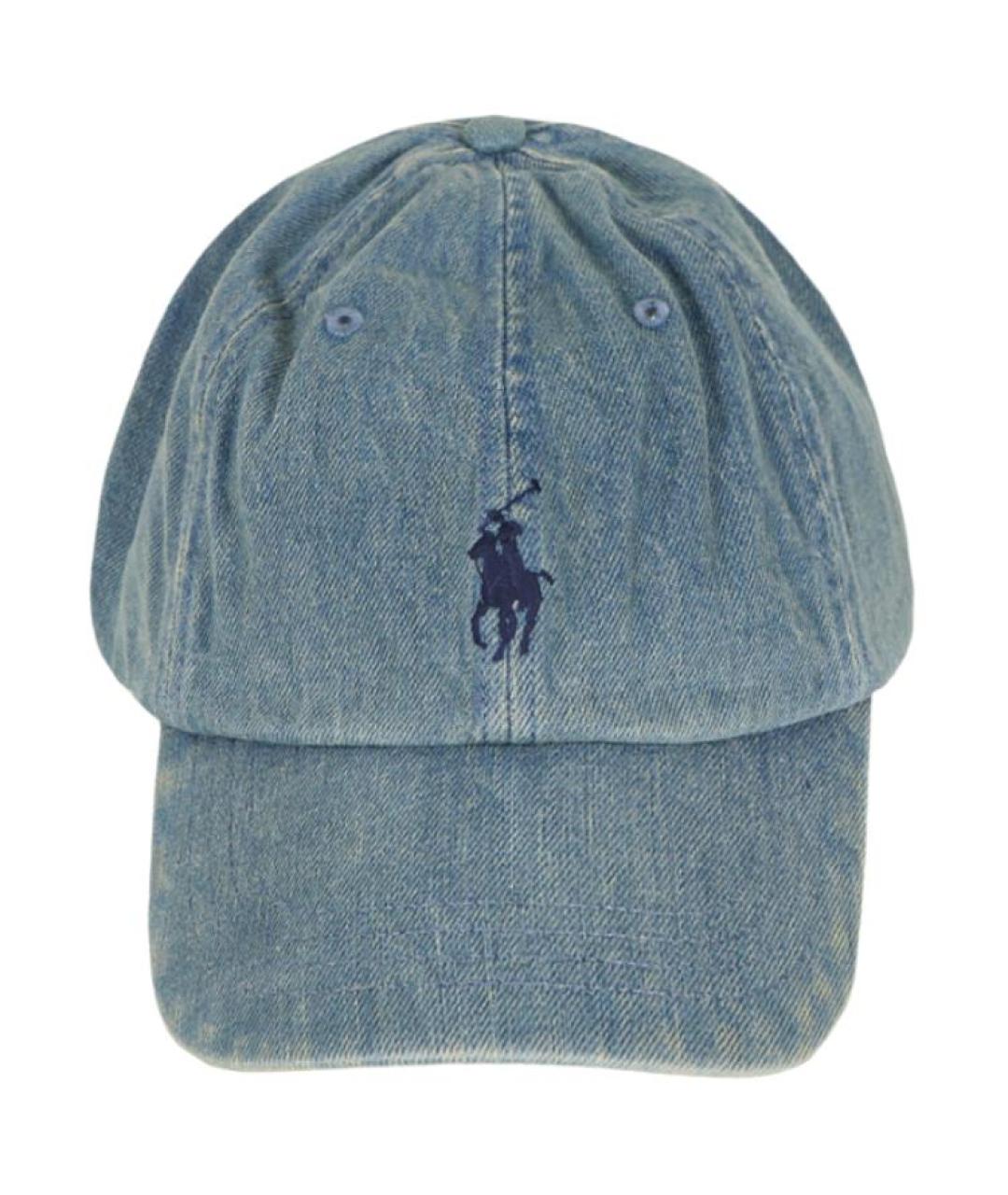 POLO RALPH LAUREN Синяя хлопковая кепка, фото 2
