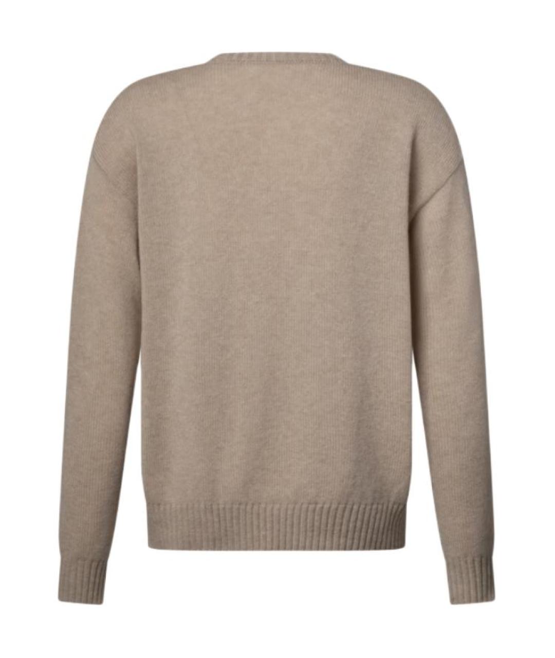 LOUIS VUITTON Коричневый кашемировый джемпер / свитер, фото 2