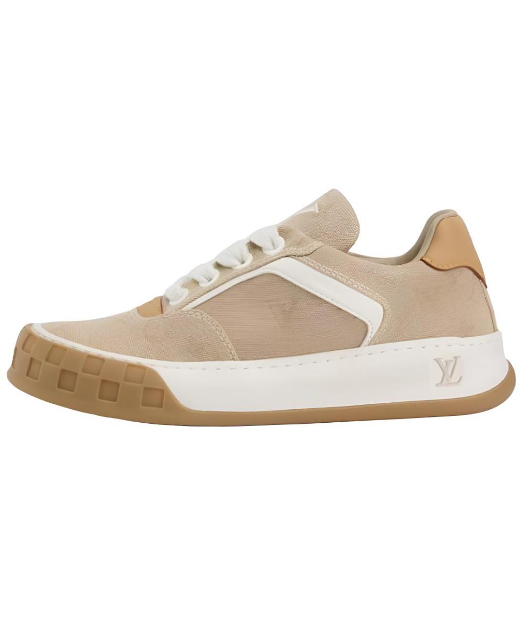 LOUIS VUITTON Коричневые кроссовки, фото 2