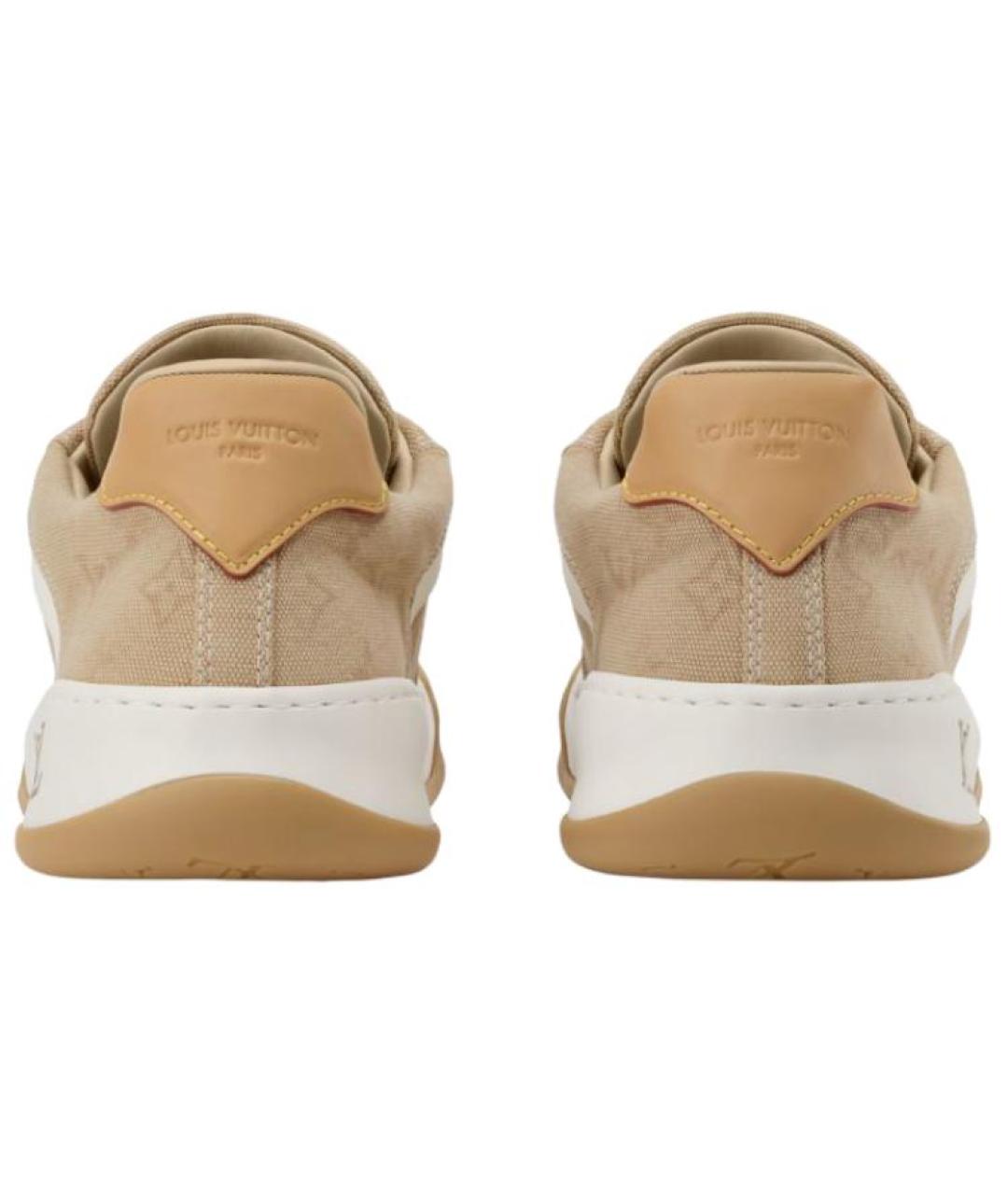 LOUIS VUITTON Коричневые кроссовки, фото 4