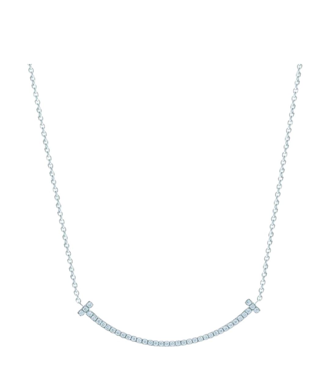 TIFFANY&CO Серебряное колье из белого золота, фото 1