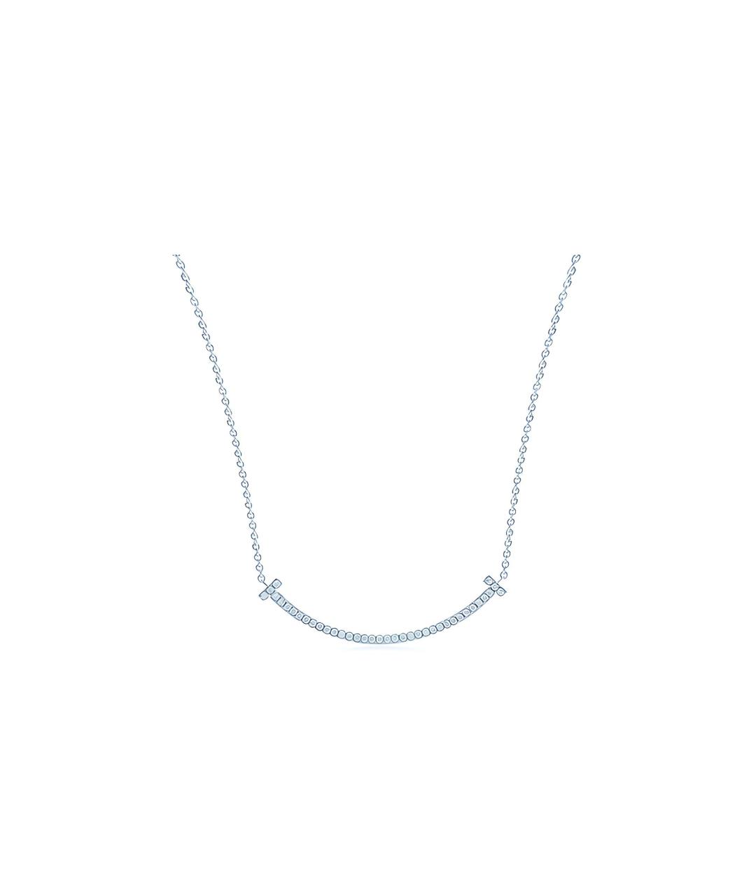 TIFFANY&CO Серебряное колье из белого золота, фото 2