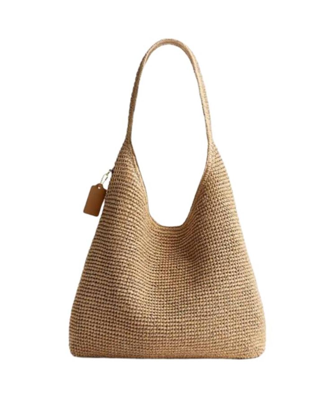 COACH Коричневая сумка через плечо, фото 4