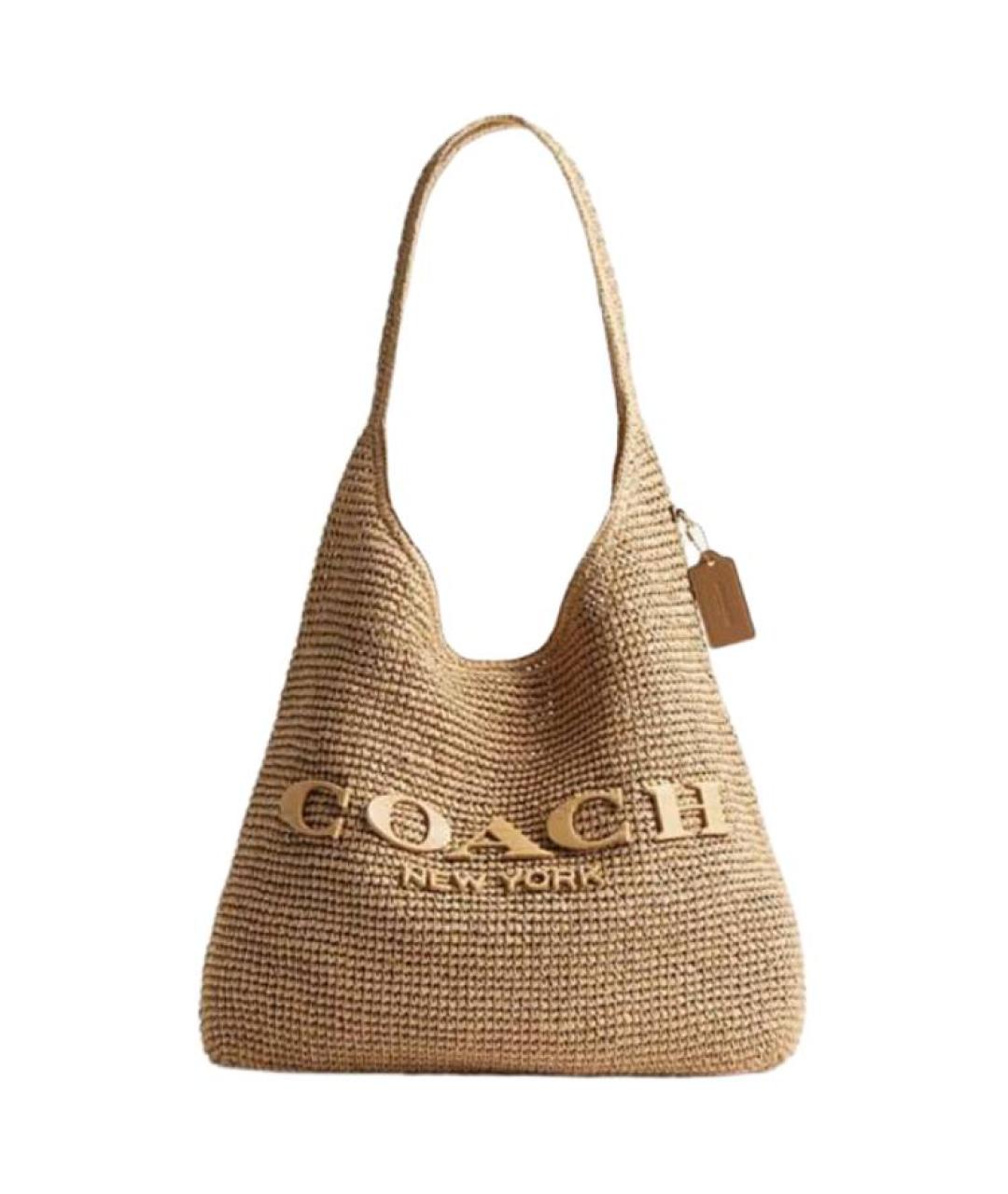 COACH Коричневая сумка через плечо, фото 1